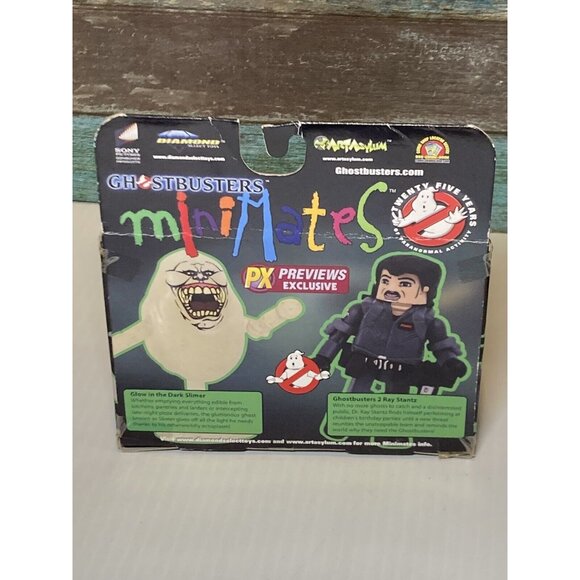 GHOSTBUSTERS Minimates 2009 EXCLUSIVE PX 2 Ray Stantz GLOW in the DARK SLIMER - Picture 3 of 5